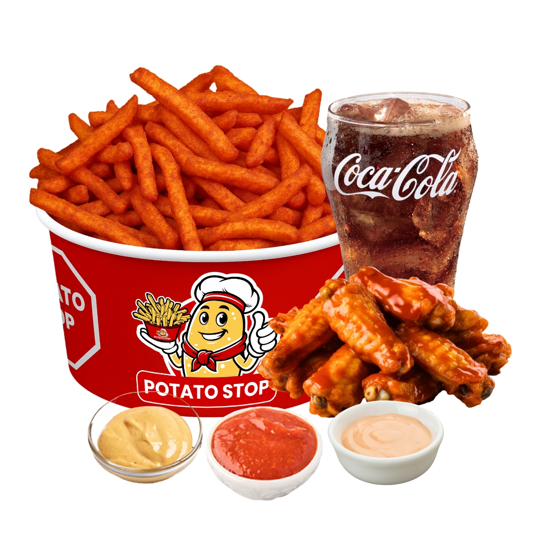 Chicken Combos with 5 piece wings