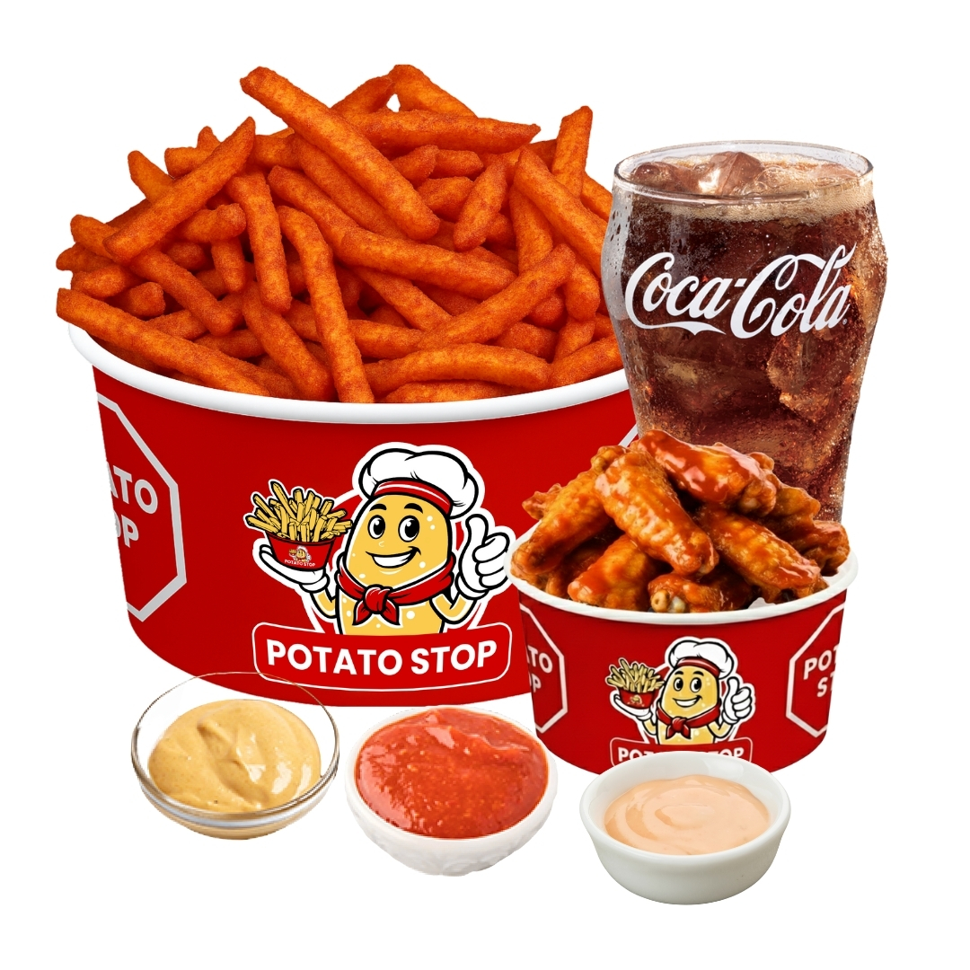 Chicken Combos with 5 piece wings