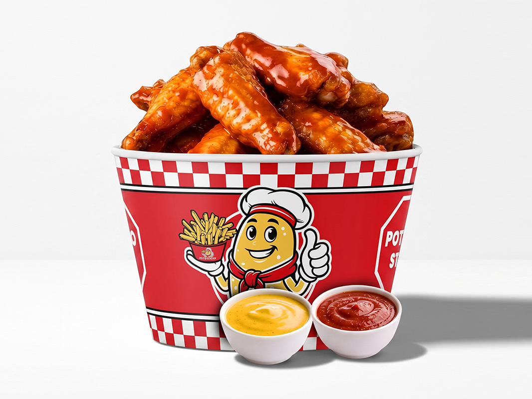 Bucket of wings 12