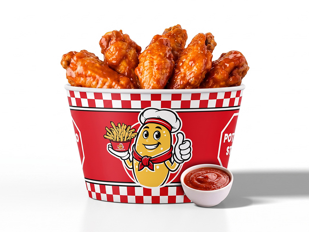 Bucket of wings 6